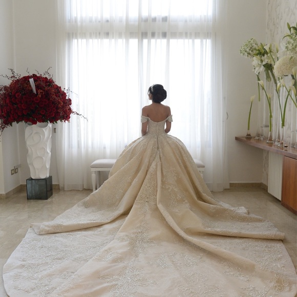 Ziad Nakad haute couture wedding gown - Picture 5 of 6